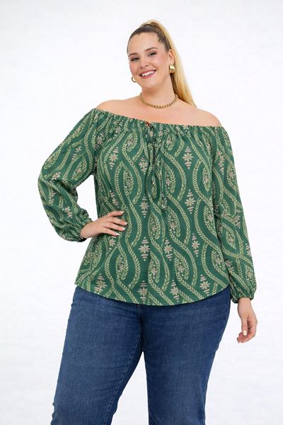 Immagine di CURVY GIRL CHIFFON BLOUSE